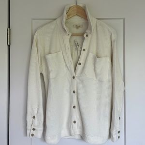 Madewell LS Waffle Button Down Shirt